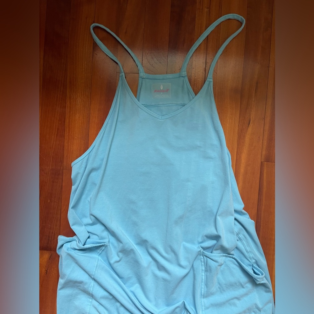 Light Blue Free People Onesie - Picture 2 of 5